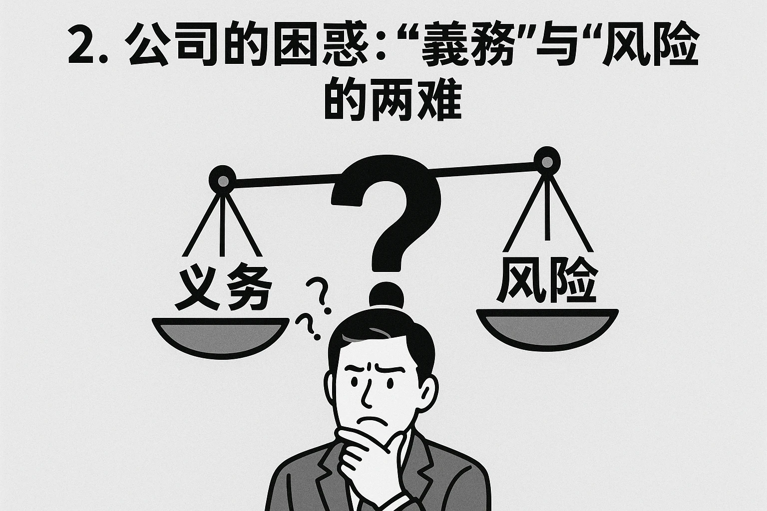 2. 公司的困惑：“义务”与“风险”的两难