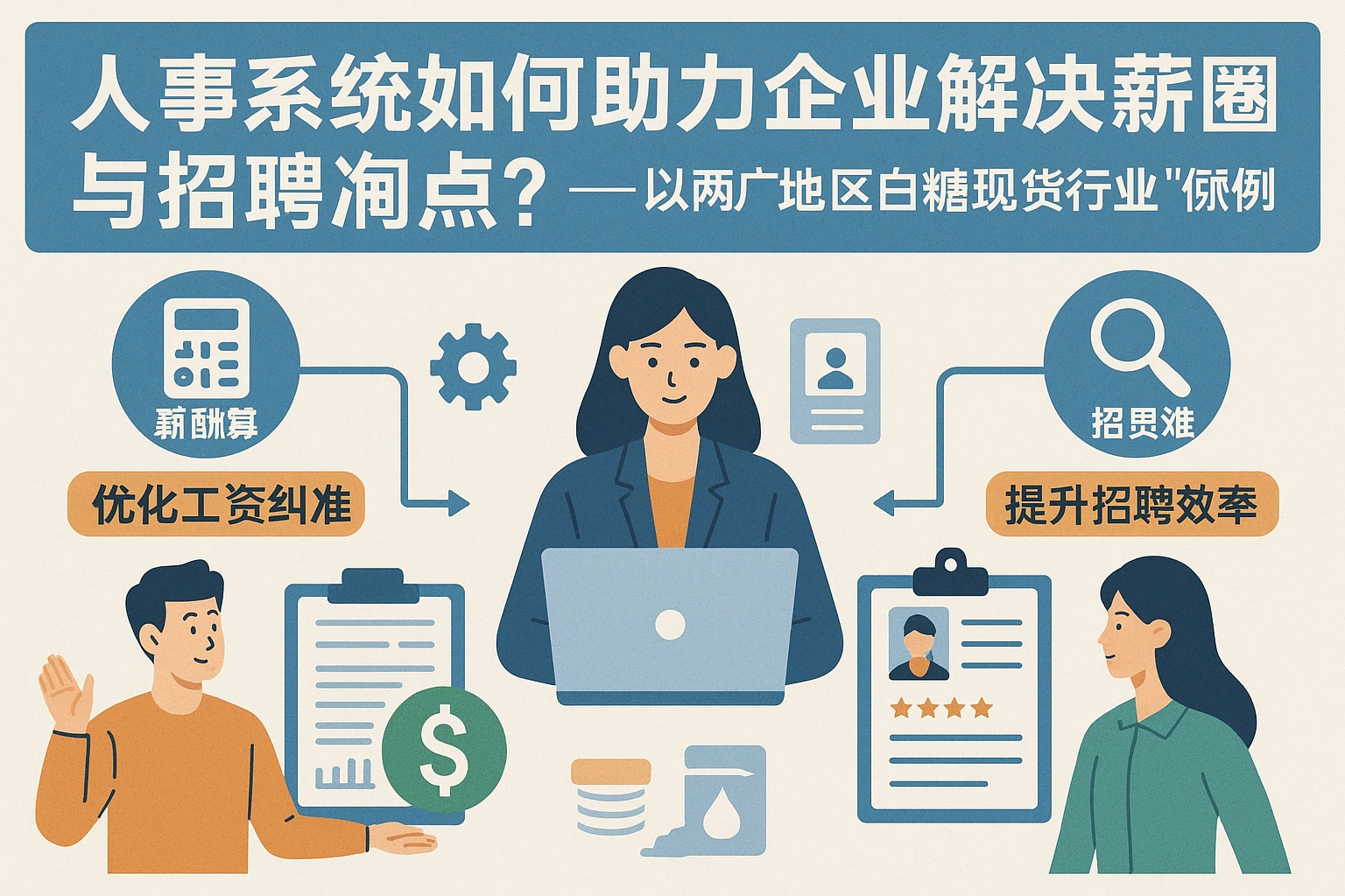人事系统如何助力企业解决薪酬与招聘痛点？——以两广地区白糖现货行业为例