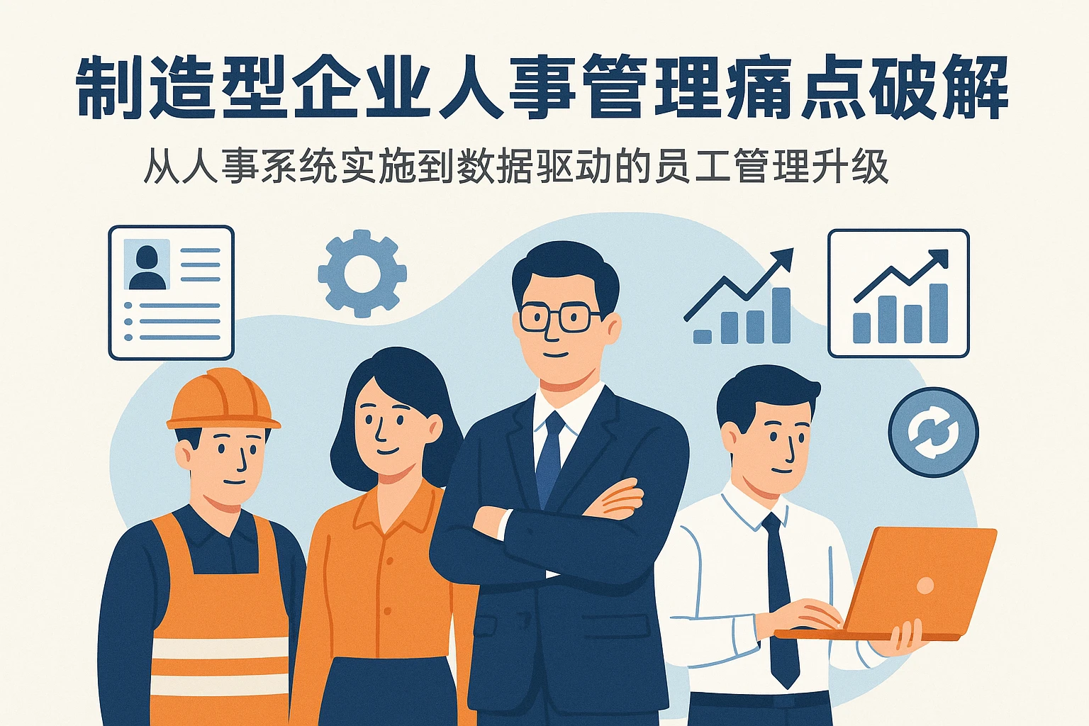制造型企业人事管理痛点破解：从人事系统实施到数据驱动的员工管理升级