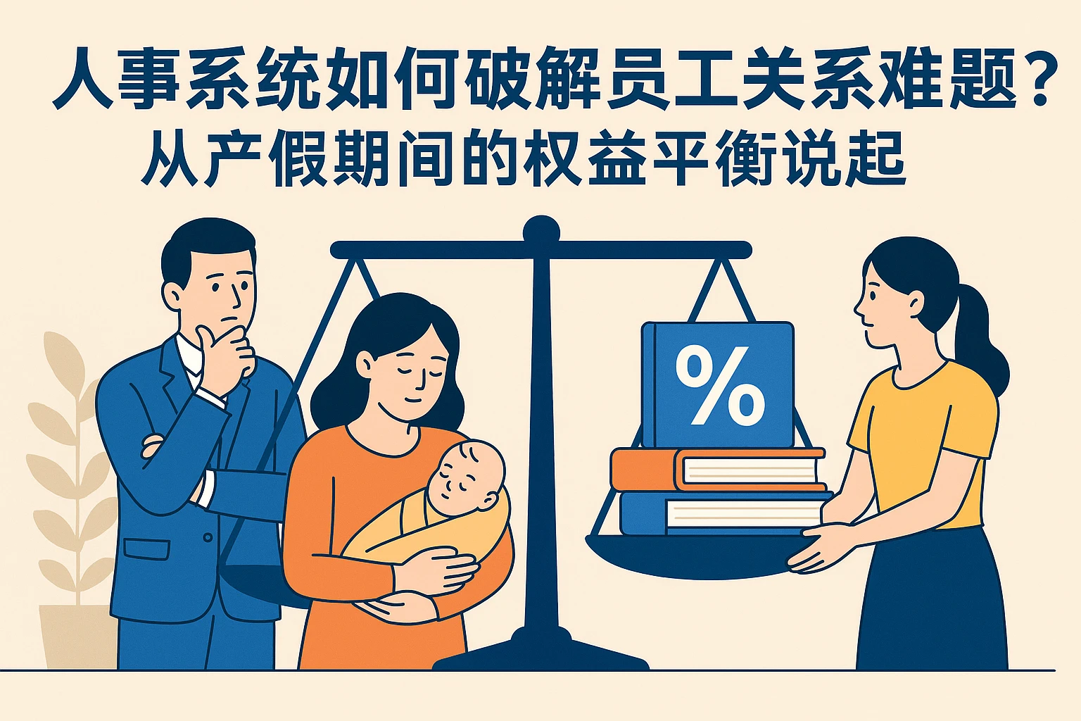 人事系统如何破解员工关系难题？从产假期间的权益平衡说起