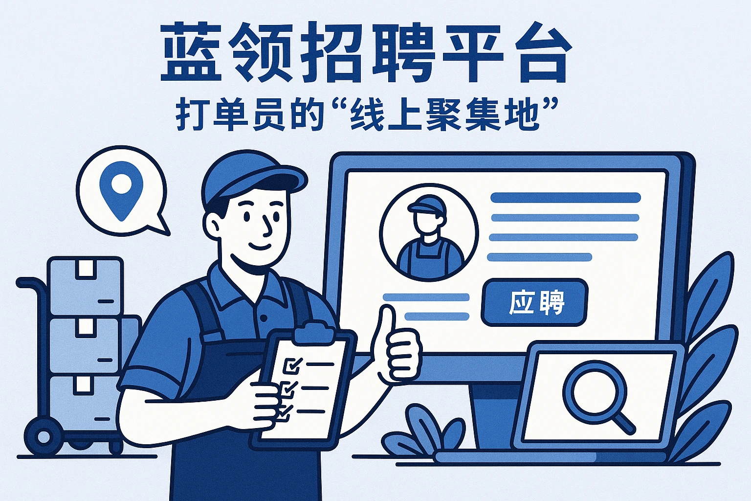 2. 蓝领招聘平台：打单员的“线上聚集地”