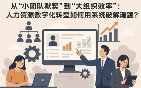 从“小团队默契”到“大组织效率”：人力资源数字化转型如何用系统破解规模难题？