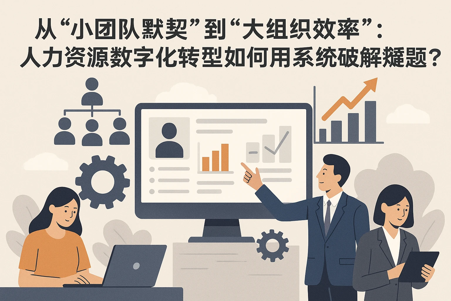 从“小团队默契”到“大组织效率”：人力资源数字化转型如何用系统破解规模难题？