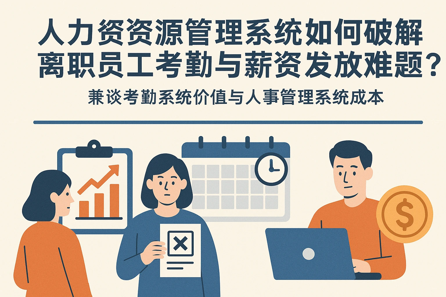 人力资源管理系统如何破解离职员工考勤与薪资发放难题？——兼谈考勤系统价值与人事管理系统成本