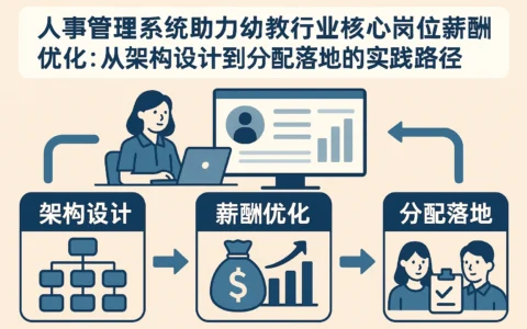 人事管理系统助力幼教行业核心岗位薪酬优化：从架构设计到分配落地的实践路径
