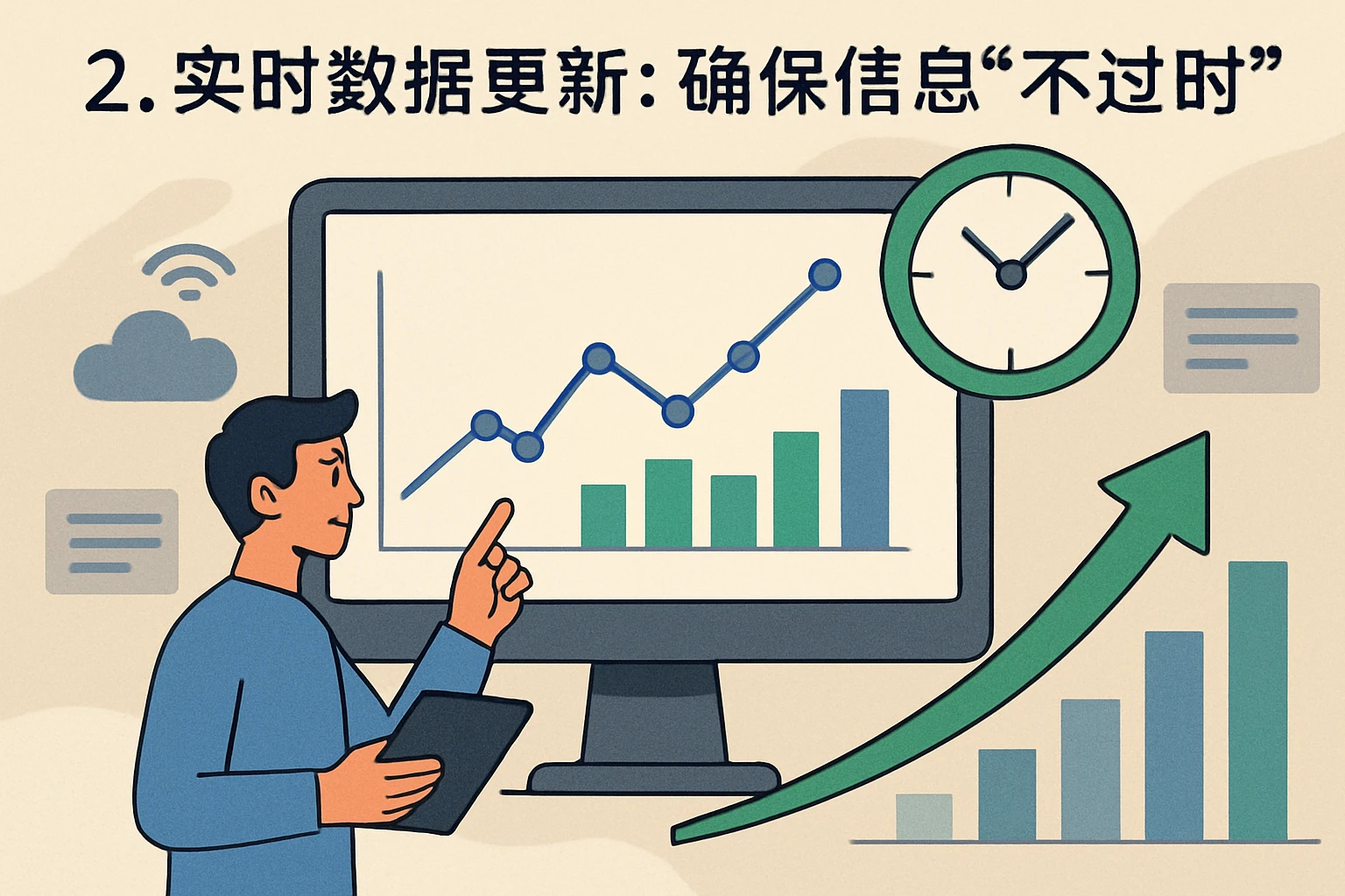 2. 实时数据更新：确保信息“不过时”