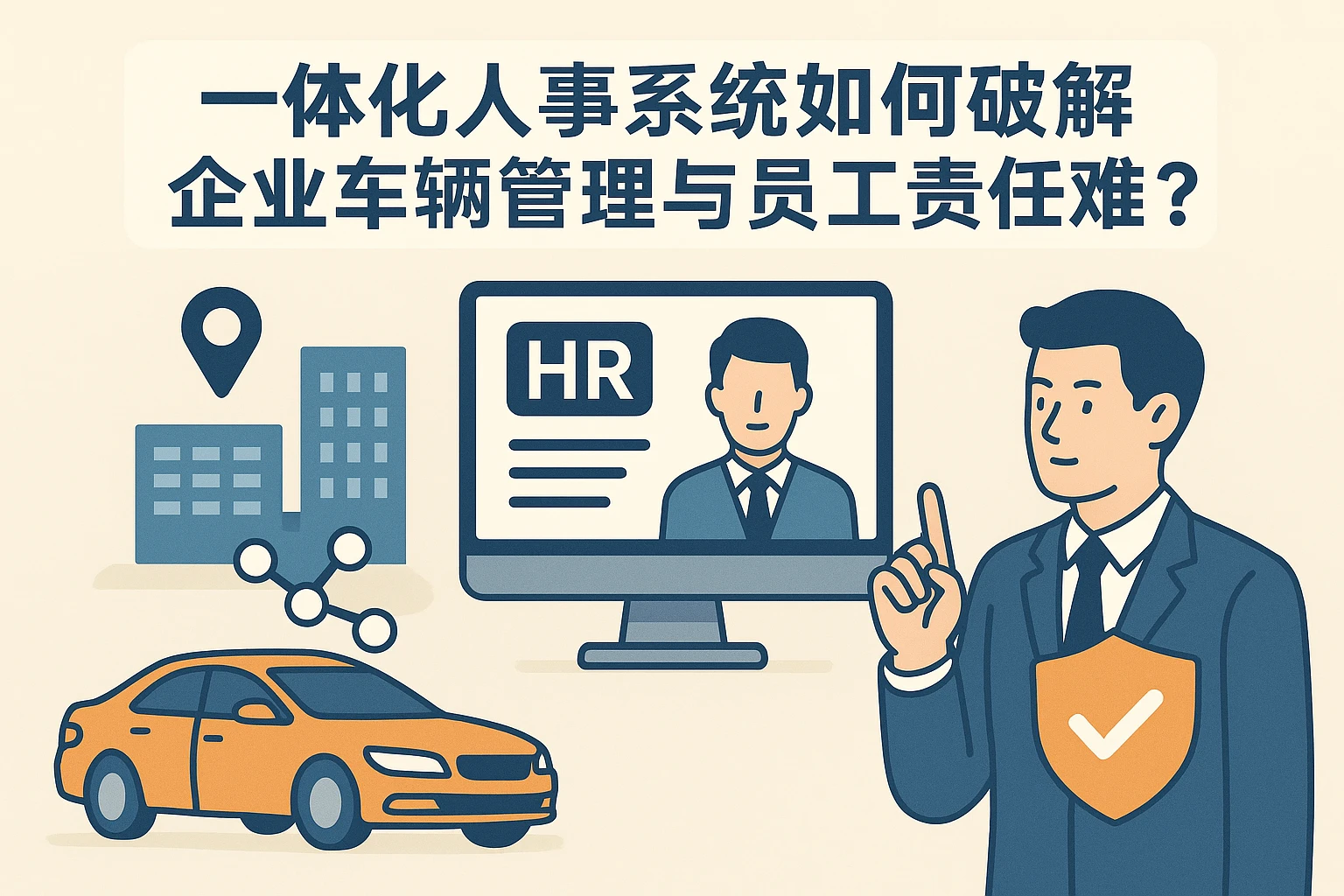 一体化人事系统如何破解企业车辆管理与员工责任难题？