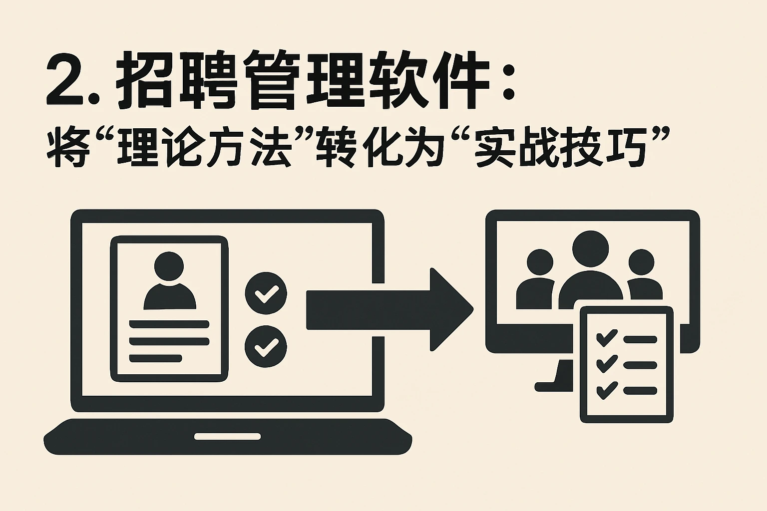 2. 招聘管理软件：将“理论方法”转化为“实战技巧”
