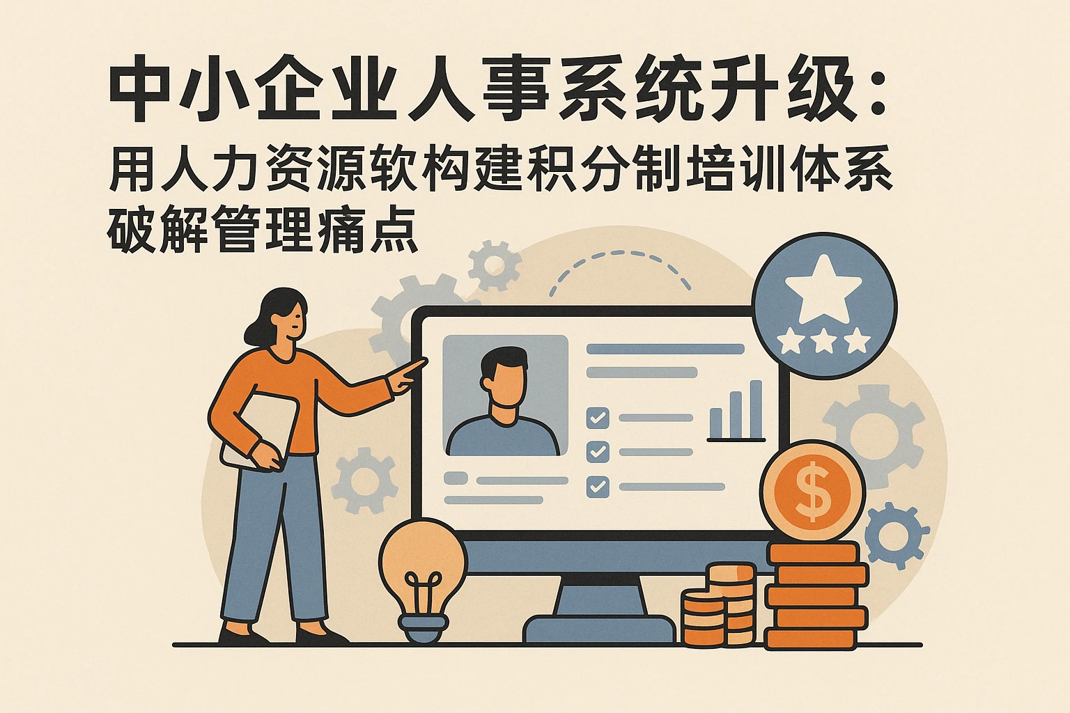 中小企业人事系统升级：用人力资源软件构建积分制培训体系，破解管理痛点