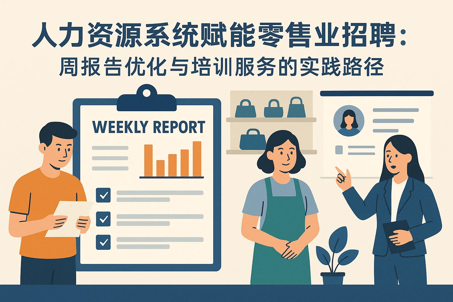 人力资源系统赋能零售业招聘：周报告优化与培训服务的实践路径