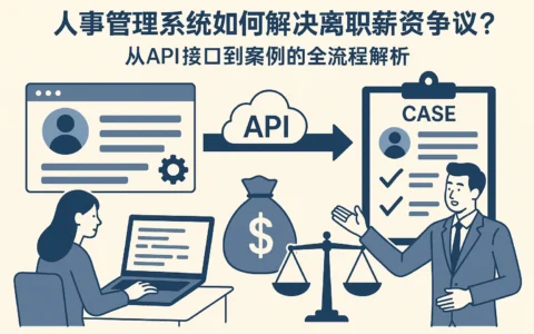 人事管理系统如何解决离职薪资争议？从API接口到案例的全流程解析