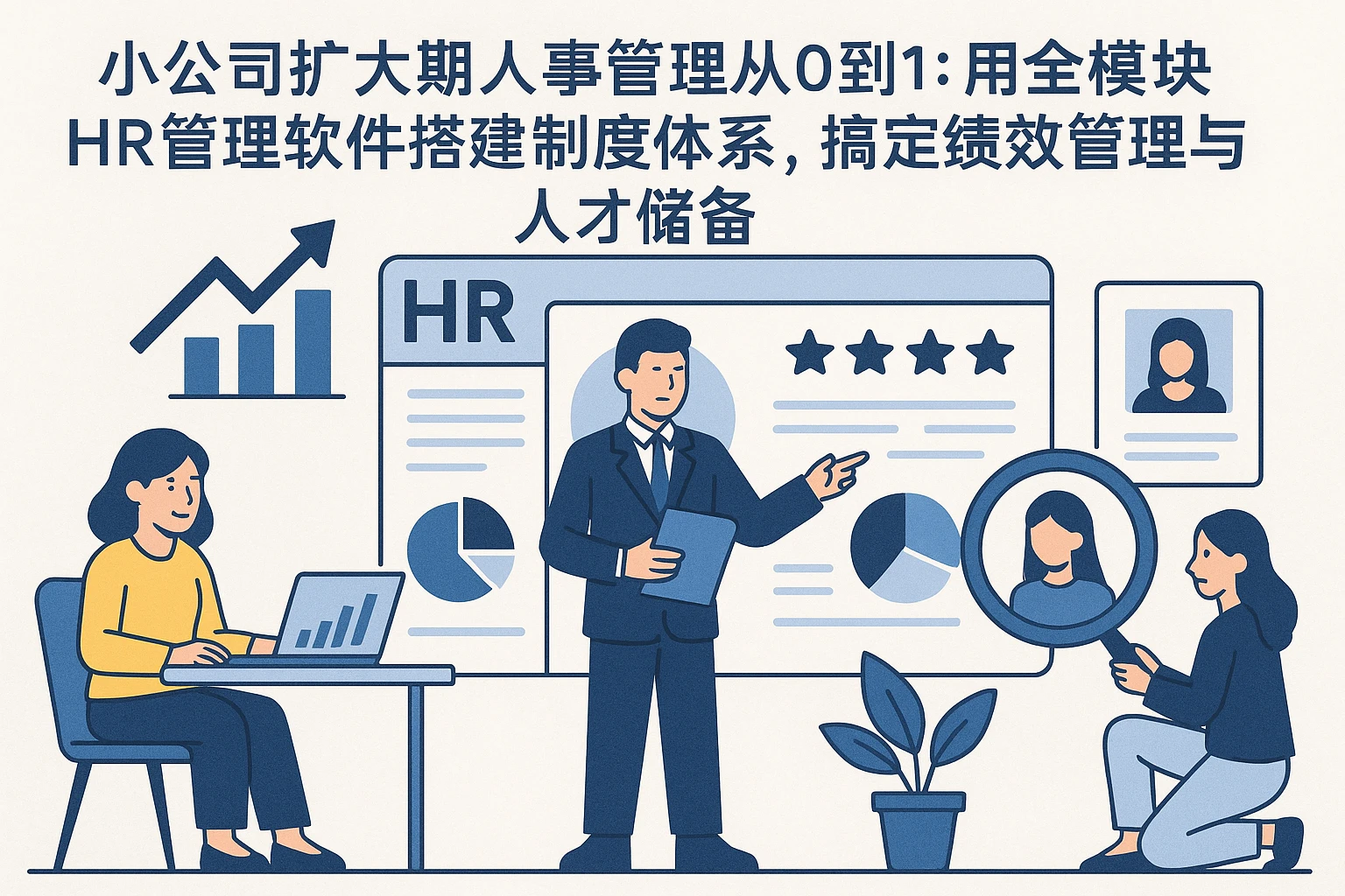 小公司扩大期人事管理从0到1：用全模块HR管理软件搭建制度体系，搞定绩效管理与人才储备