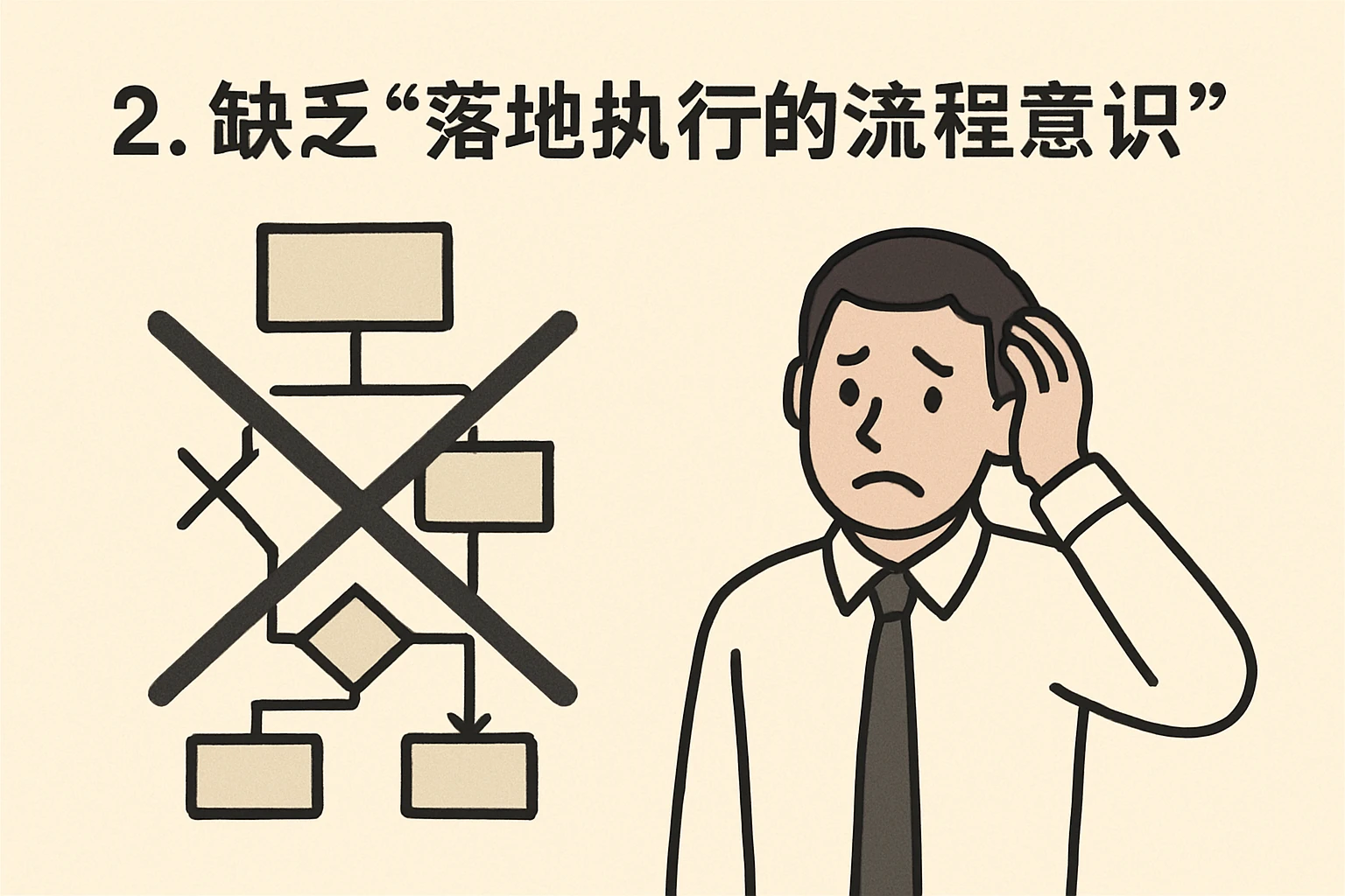 2. 缺乏“落地执行的流程意识”