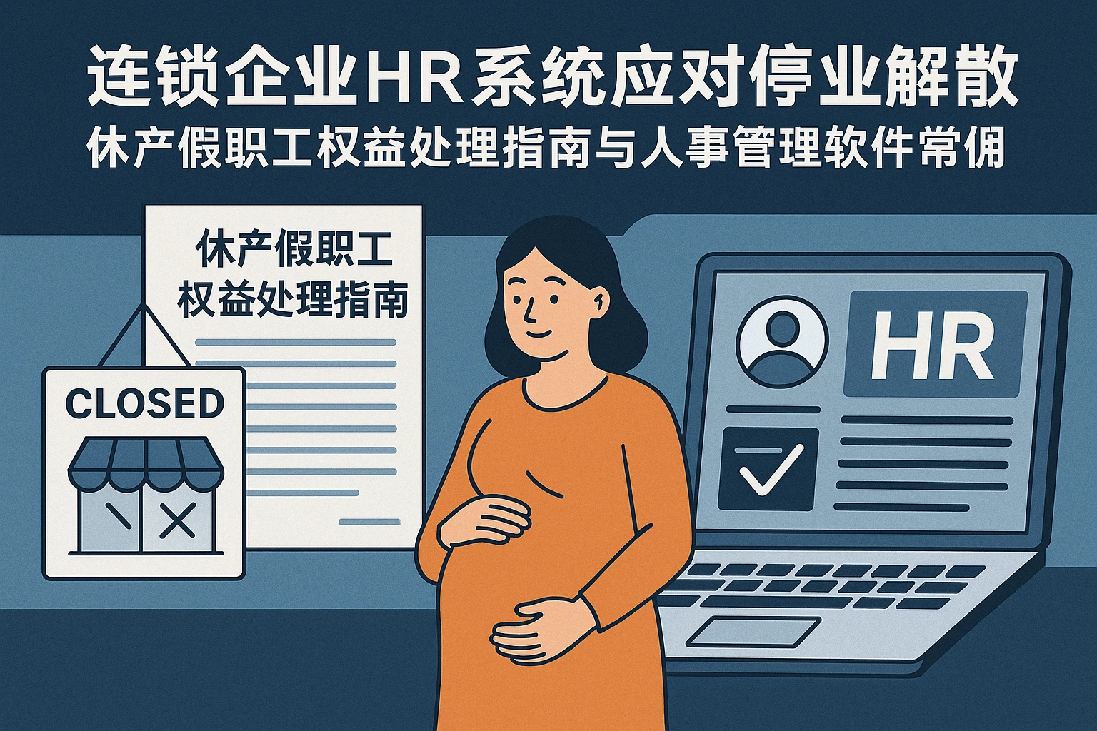 连锁企业HR系统应对停业解散：休产假职工权益处理指南与人事管理软件的关键作用