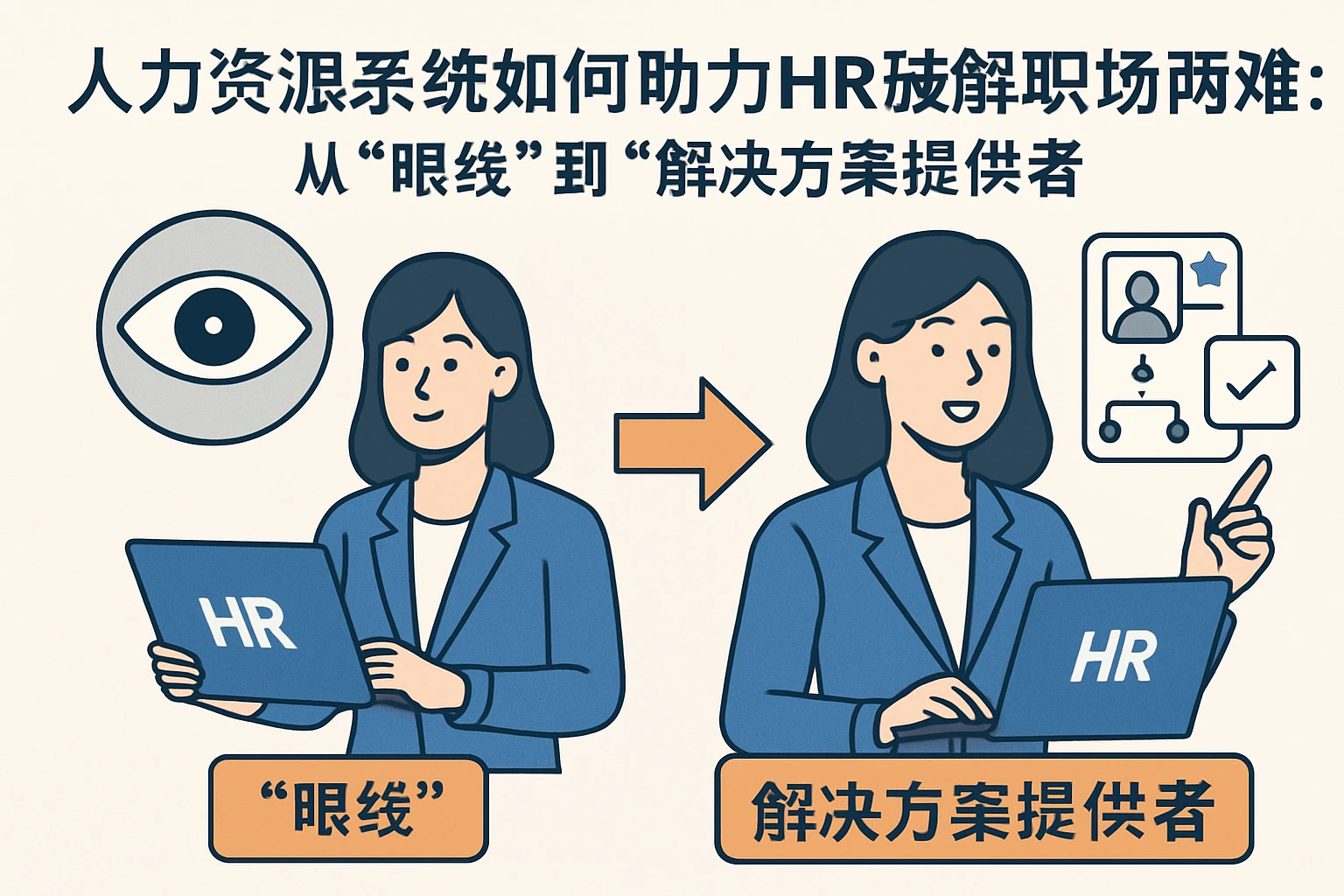 人力资源系统如何助力HR破解职场两难：从“眼线”到“解决方案提供者”