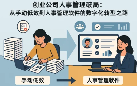 创业公司人事管理破局：从手动低效到人事管理软件的数字化转型之路