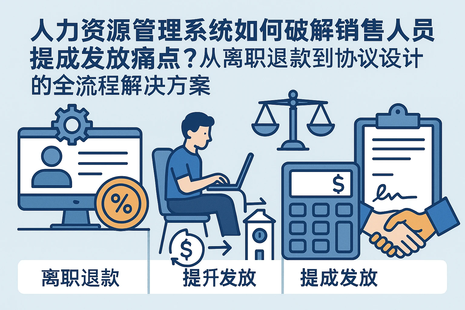 人力资源管理系统如何破解销售人员提成发放痛点？从离职退款到协议设计的全流程解决方案