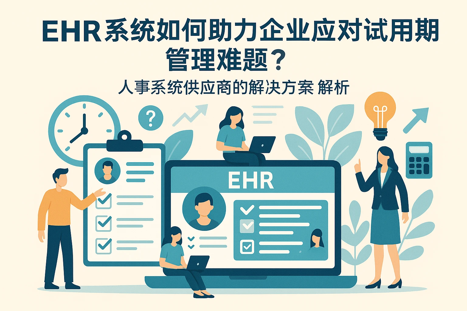 EHR系统如何助力企业应对试用期管理难题？人事系统供应商的解决方案解析