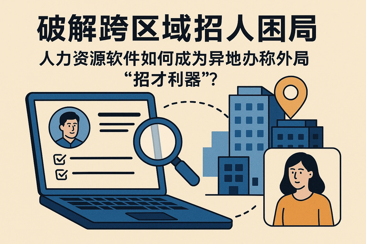 破解跨区域招人困局：人力资源软件如何成为异地办事处的“招才利器”？