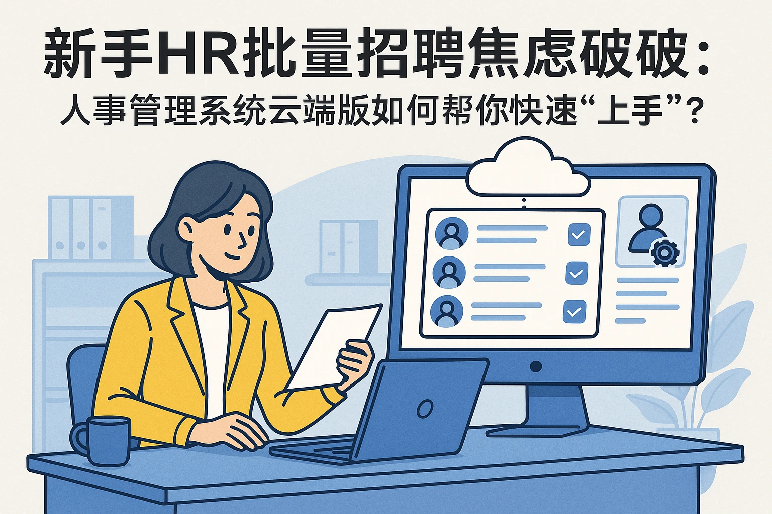 新手HR批量招聘焦虑破解：人事管理系统云端版如何帮你快速“上手”？