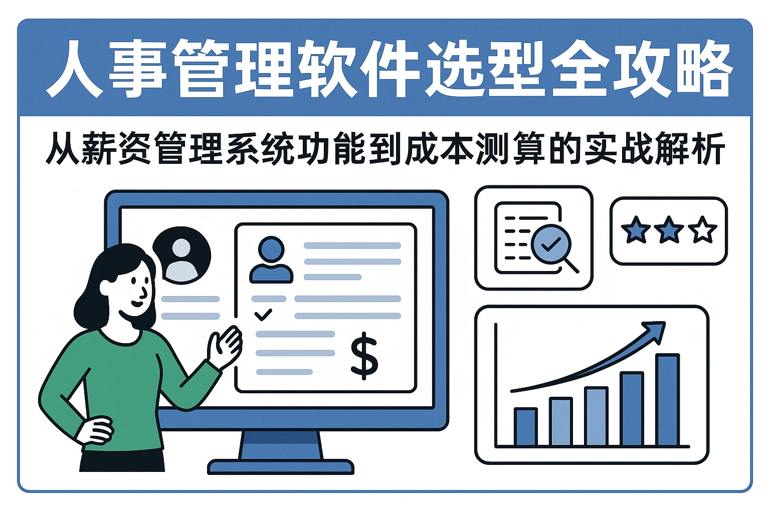 人事管理软件选型全攻略：从薪资管理系统功能到成本测算的实战解析