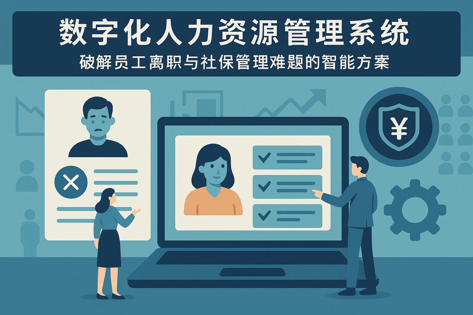 数字化人力资源管理系统：破解员工离职与社保管理难题的智能方案