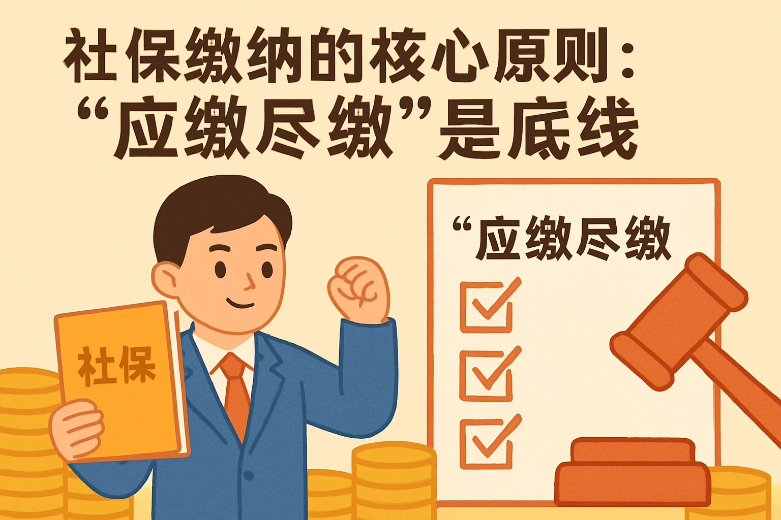 1. 社保缴纳的核心原则：