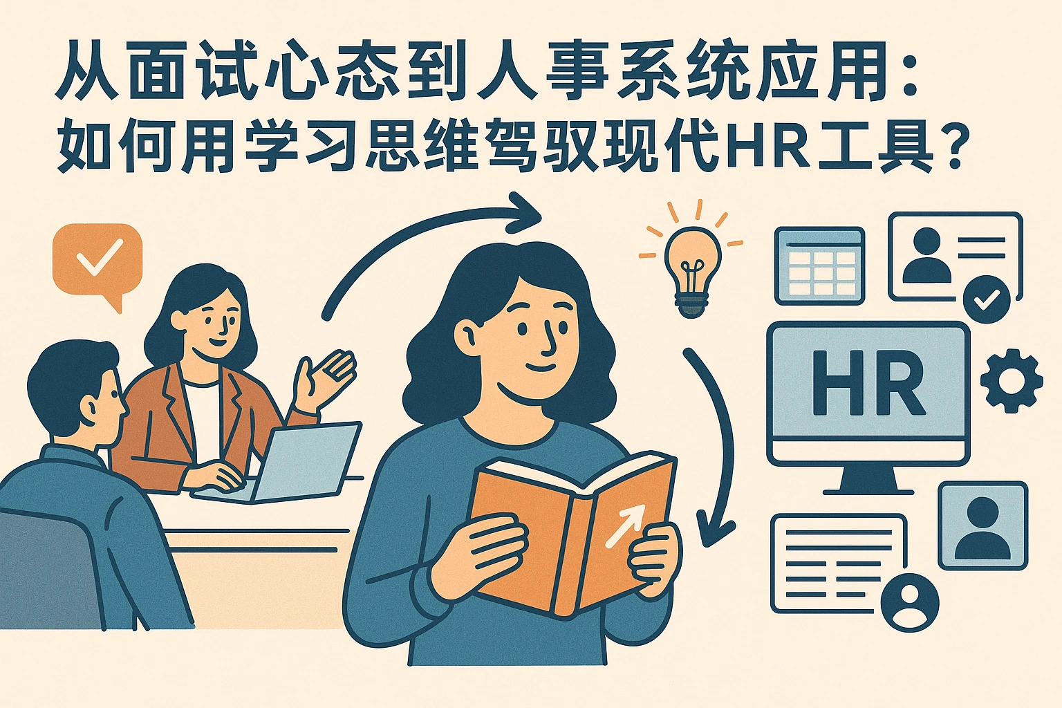 从面试心态到人事系统应用：如何用学习思维驾驭现代HR工具？