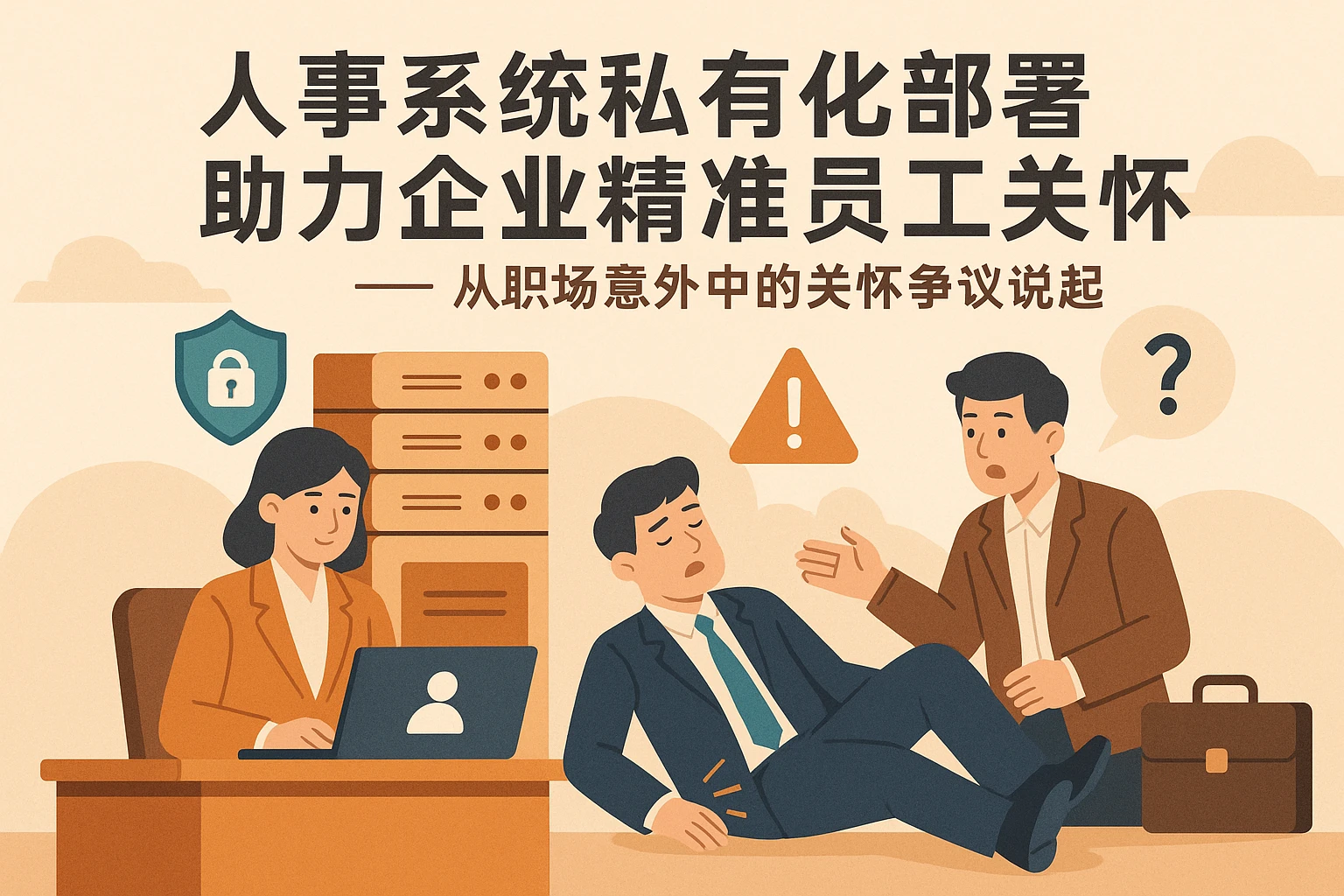 人事系统私有化部署助力企业精准员工关怀——从职场意外中的关怀争议说起