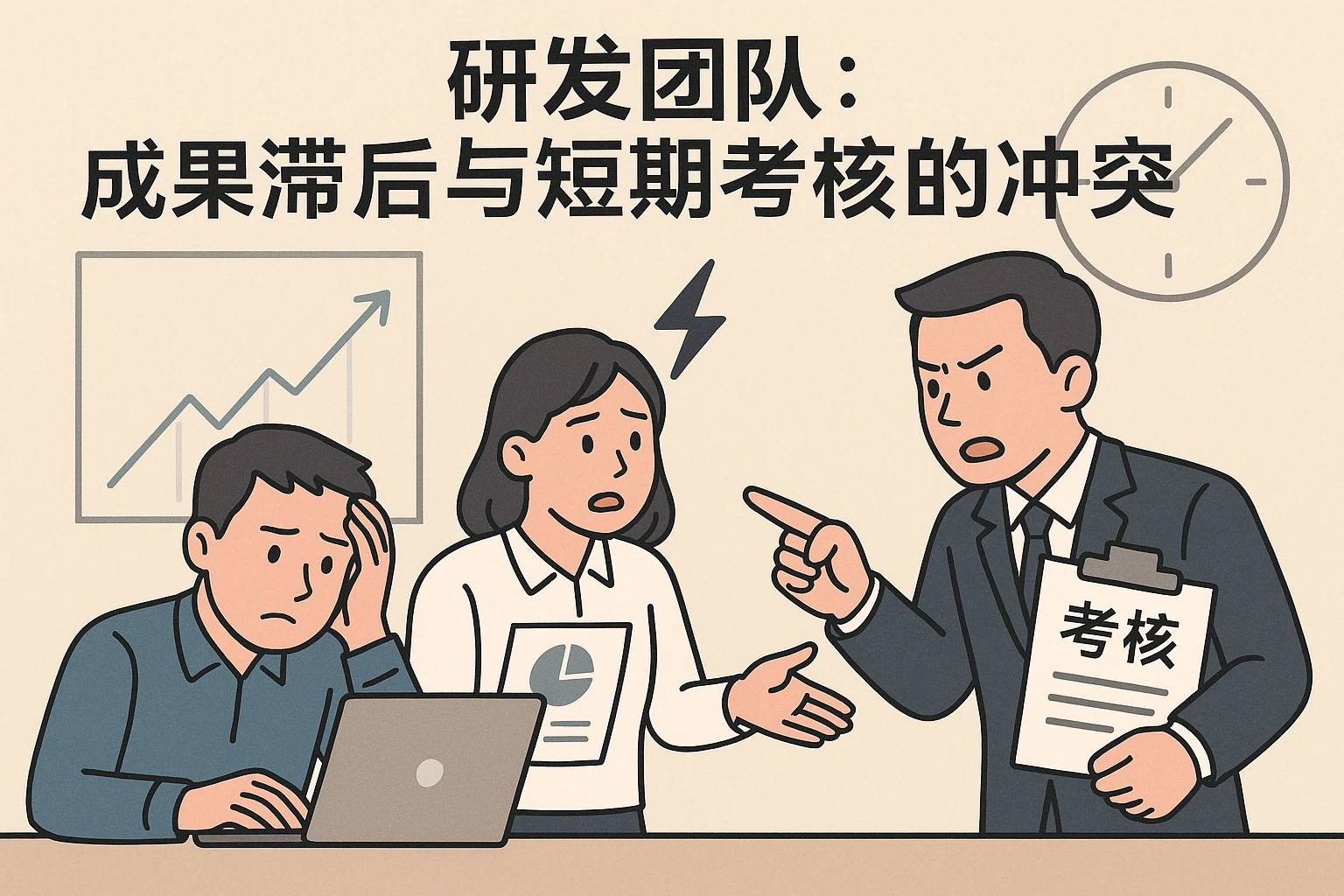 2. 研发团队：成果滞后与短期考核的冲突