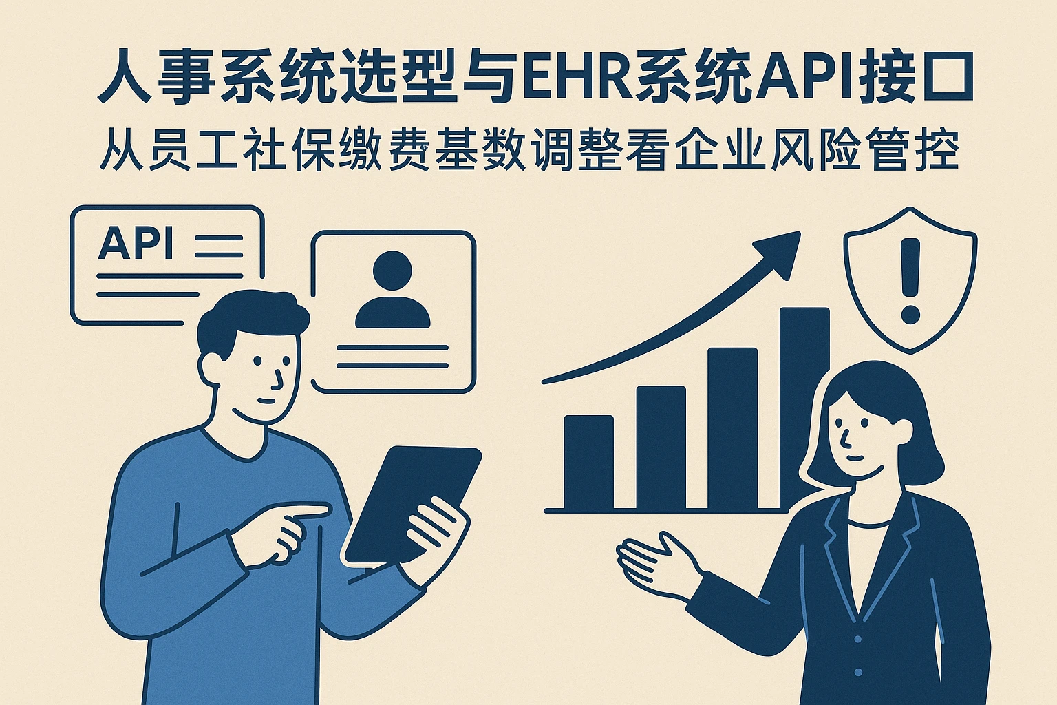 人事系统选型与EHR系统API接口应用：从员工社保缴费基数调整看企业风险管控