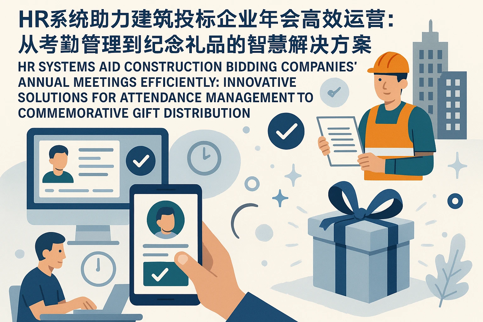 HR系统助力建筑投标企业年会高效运营：从考勤管理到纪念礼品的智慧解决方案