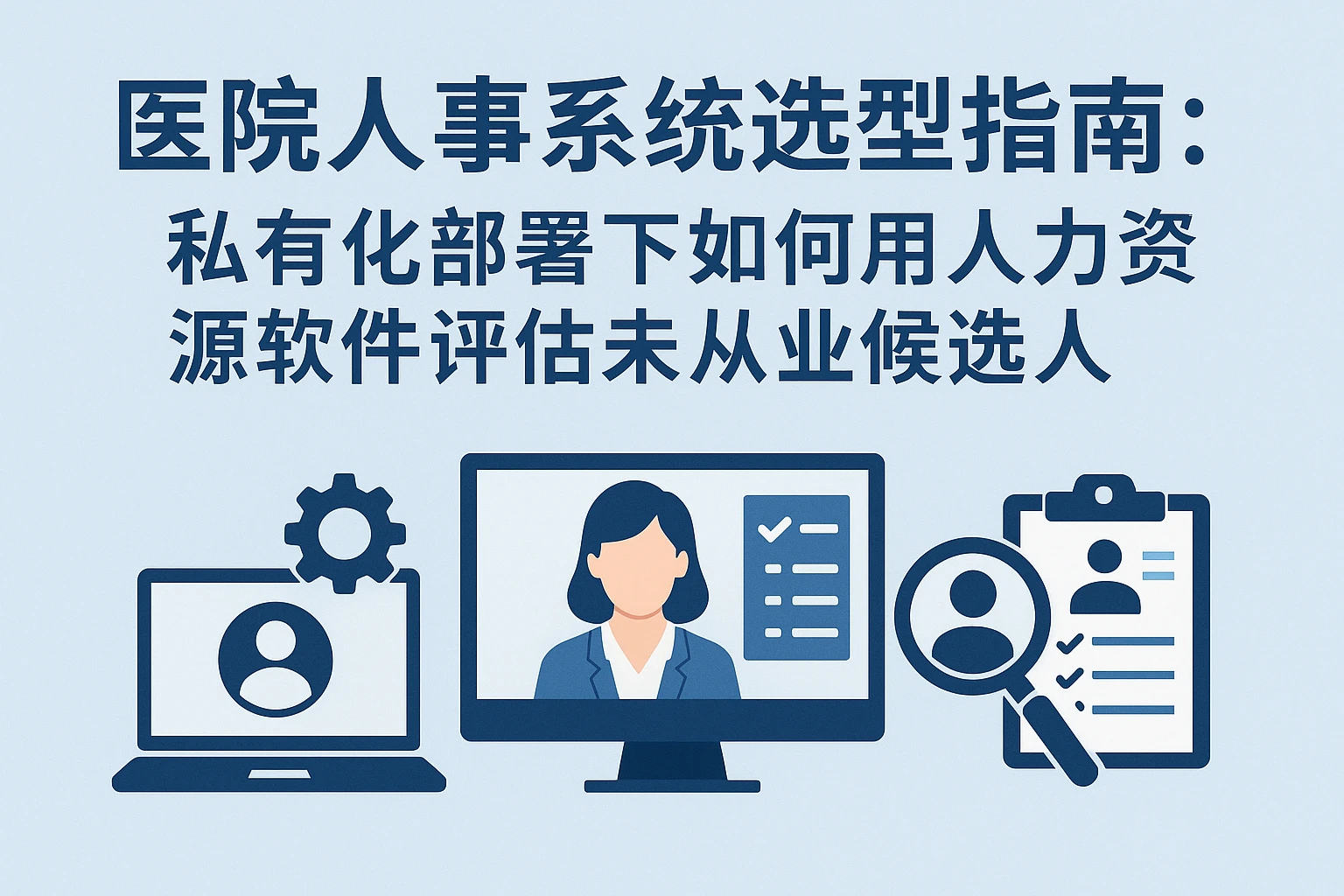 医院人事系统选型指南：私有化部署下如何用人力资源软件评估未从业候选人