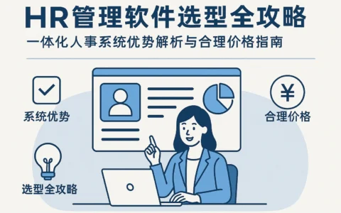 HR管理软件选型全攻略：一体化人事系统优势解析与合理价格指南