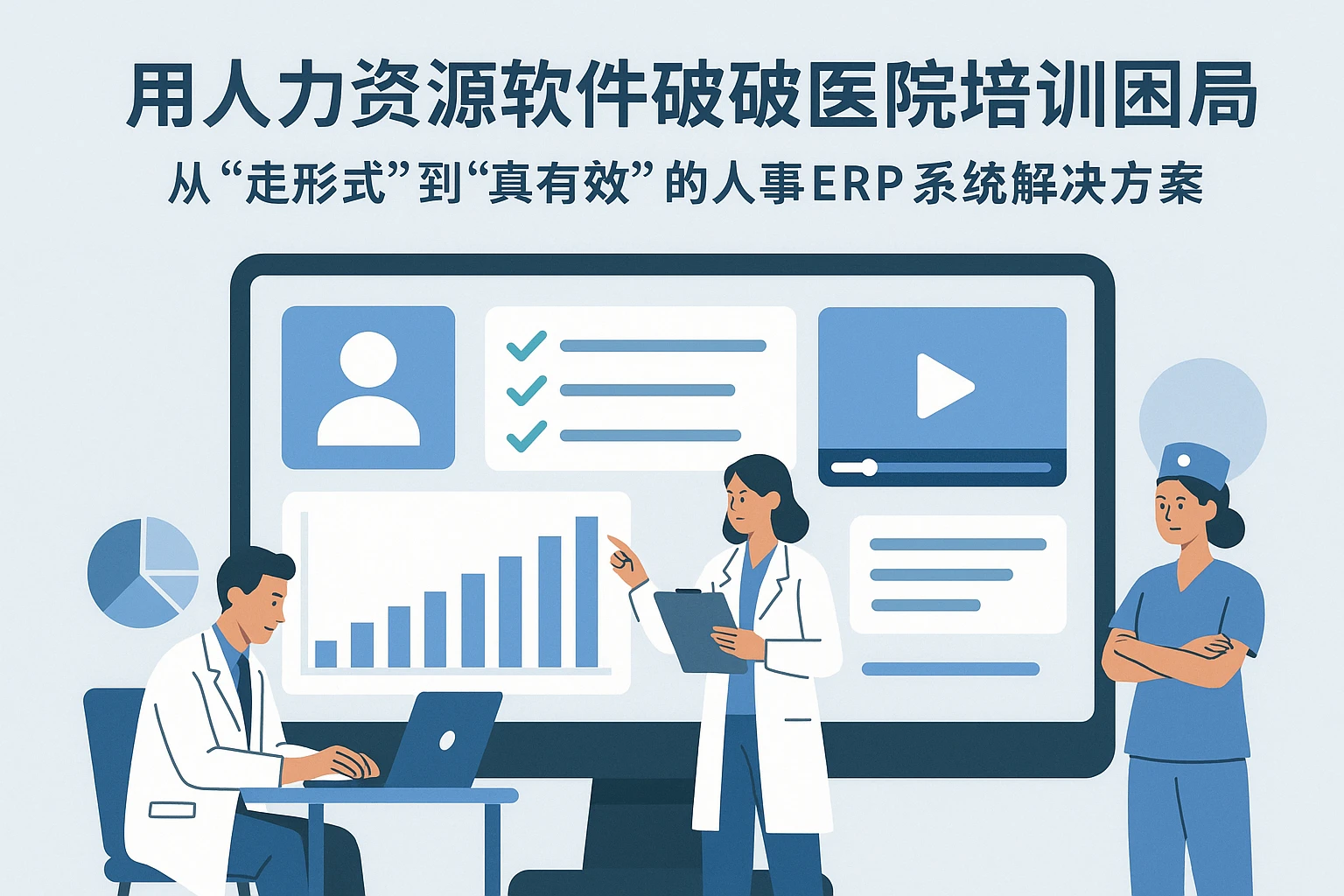 用人力资源软件破解医院培训困局：从“走形式”到“真有效”的人事ERP系统解决方案