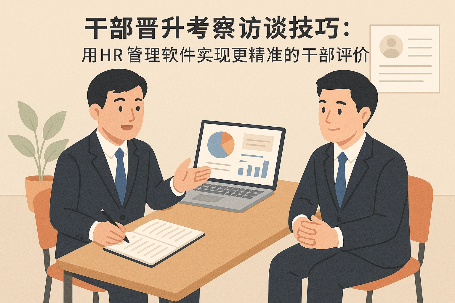 干部晋升考察访谈技巧：用HR管理软件实现更精准的干部评价