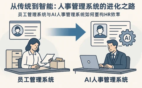 从传统到智能：人事管理系统的进化之路——员工管理系统与AI人事管理系统如何重构HR效率