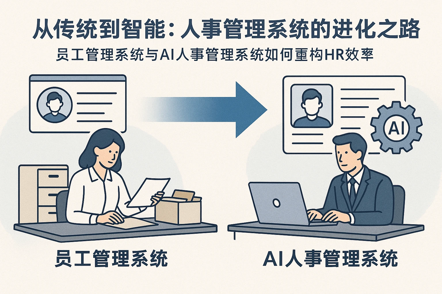 从传统到智能：人事管理系统的进化之路——员工管理系统与AI人事管理系统如何重构HR效率
