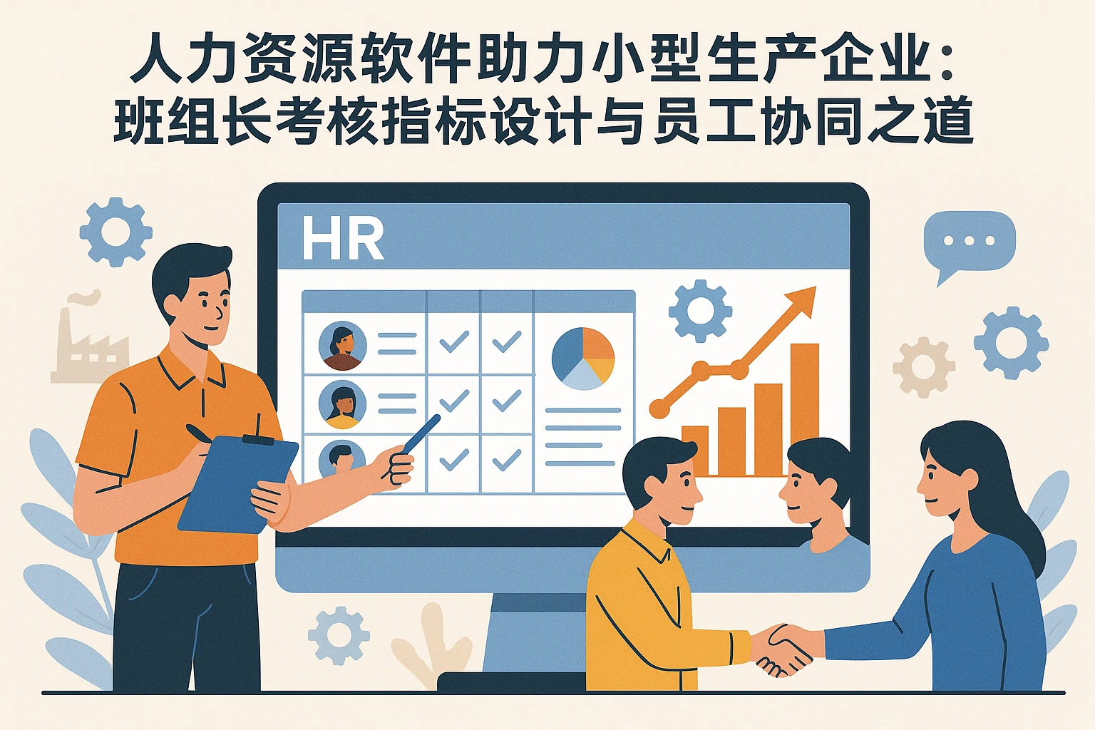 人力资源软件助力小型生产企业：班组长考核指标设计与员工协同之道