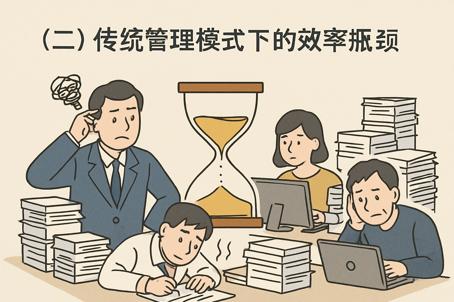 （二）传统管理模式下的效率瓶颈