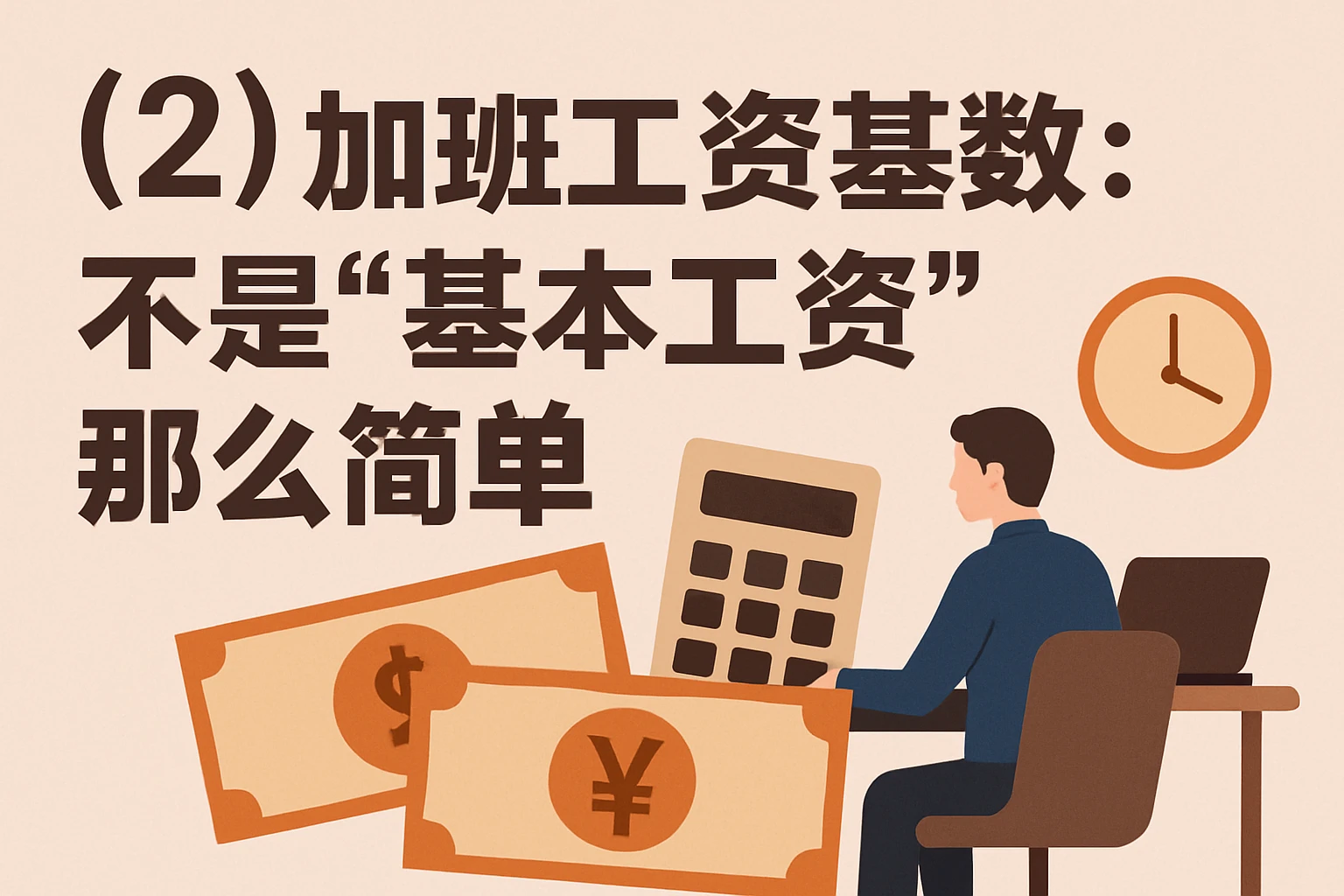 （2）加班工资基数：不是“基本工资”那么简单