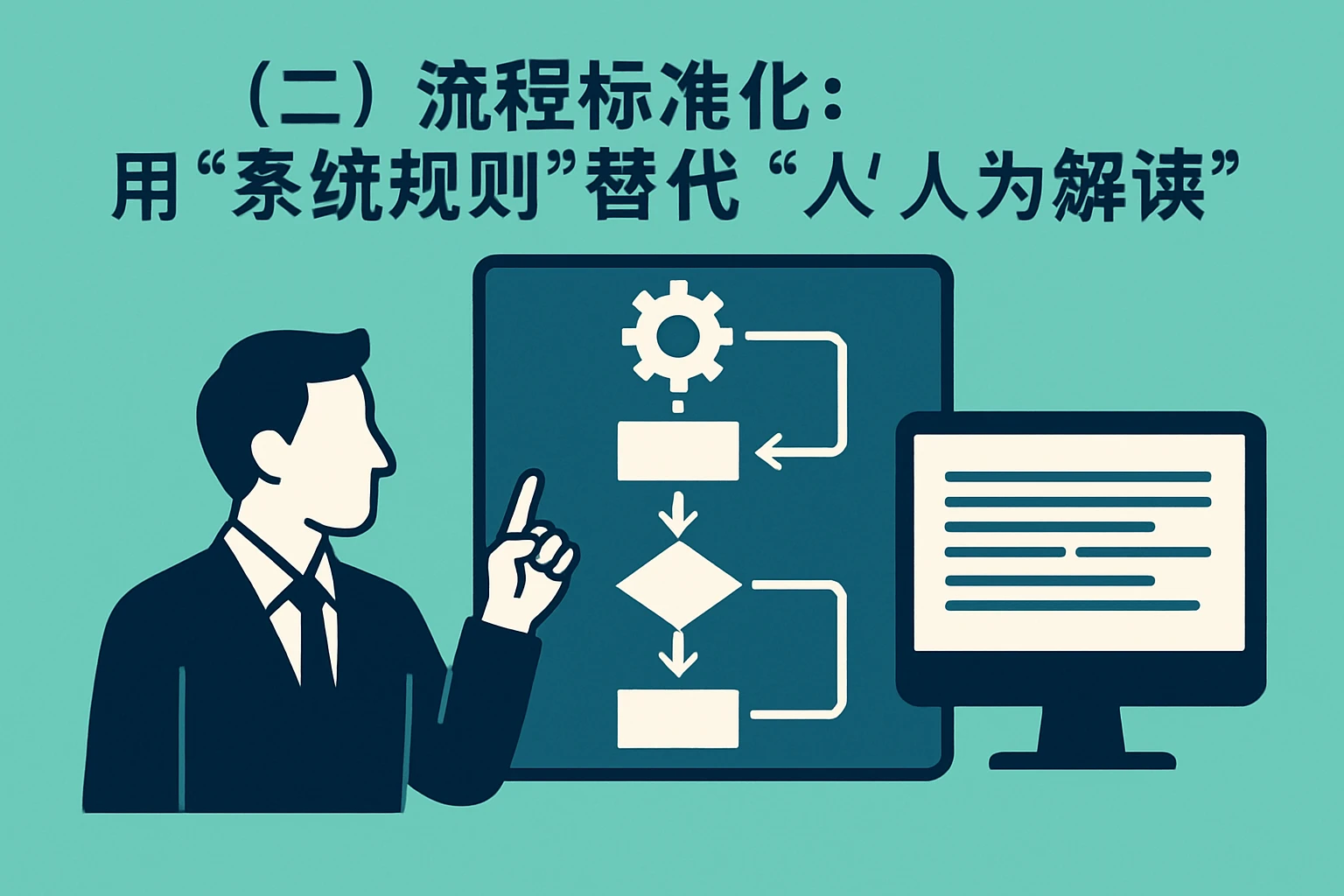 （二）流程标准化：用“系统规则”替代“人为解读”