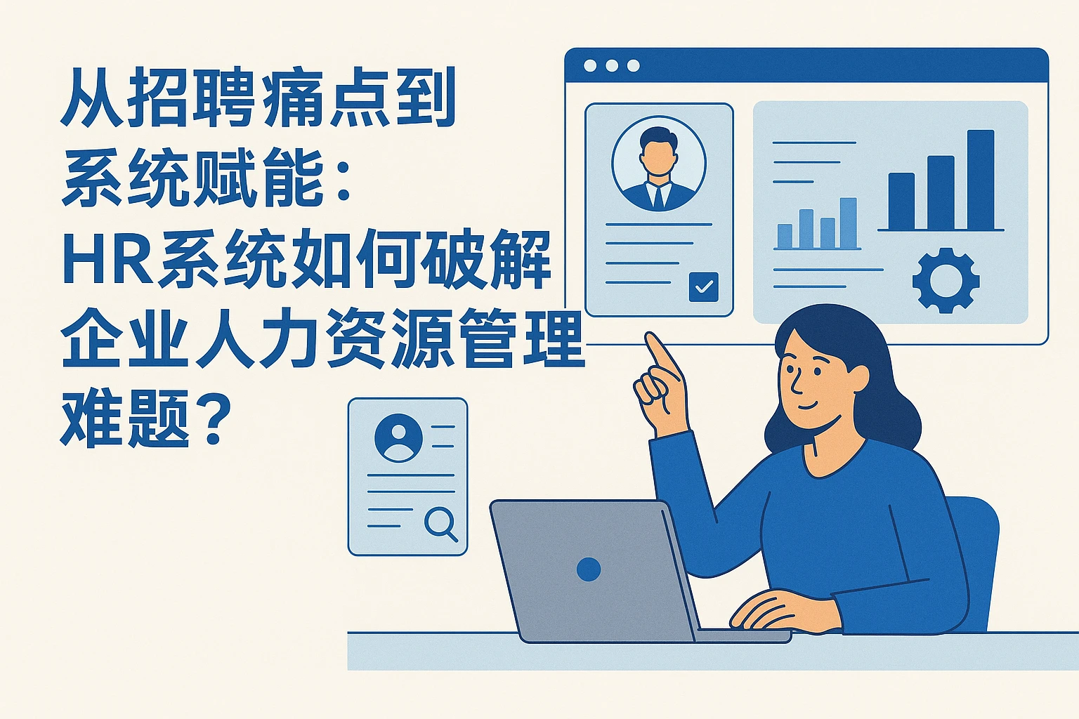 从招聘痛点到系统赋能：HR系统如何破解企业人力资源管理难题？
