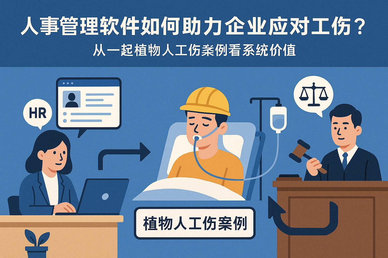 人事管理软件如何助力企业应对工伤纠纷？从一起植物人工伤案例看系统价值