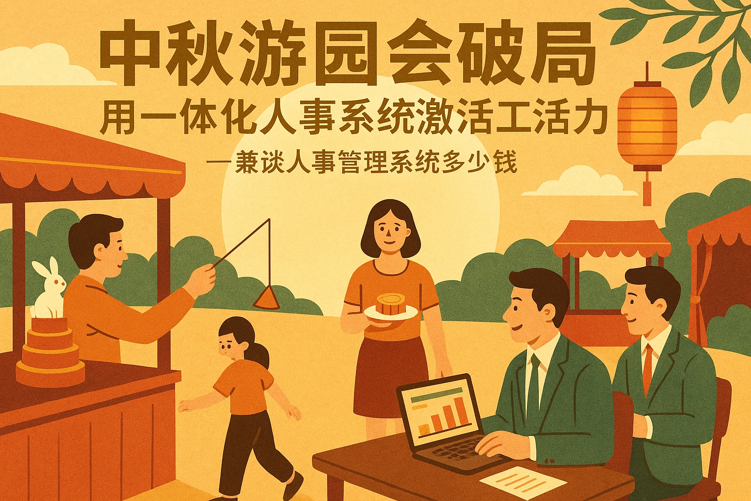 中秋游园会破局：用一体化人事系统激活员工活力——兼谈人事管理系统多少钱