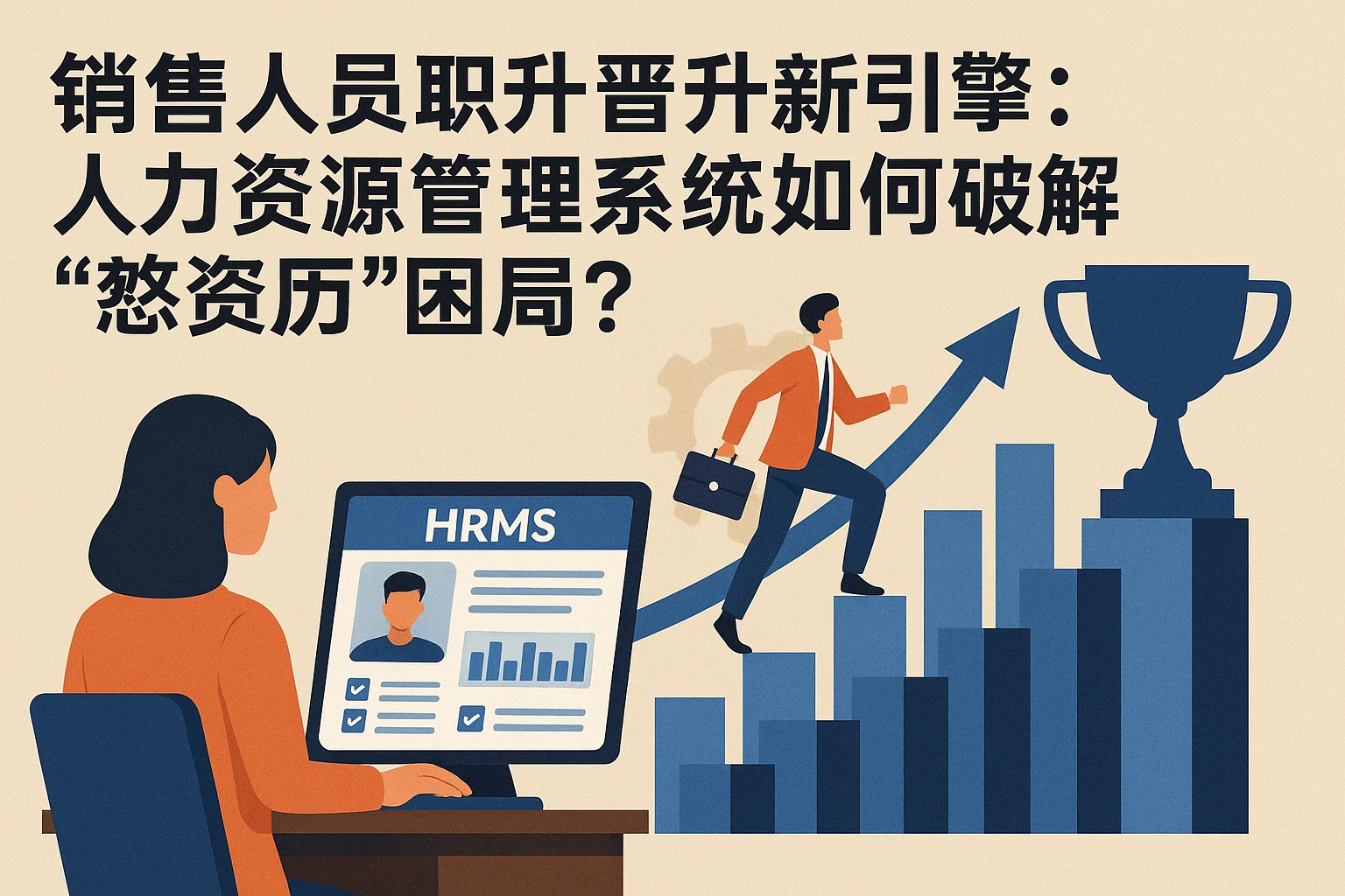 销售人员职业晋升新引擎：人力资源管理系统如何破解“熬资历”困局？