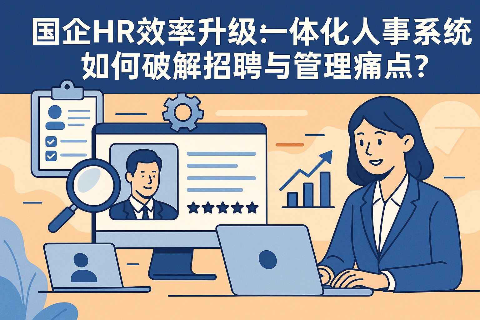 国企HR效率升级：一体化人事系统如何破解招聘与管理痛点？