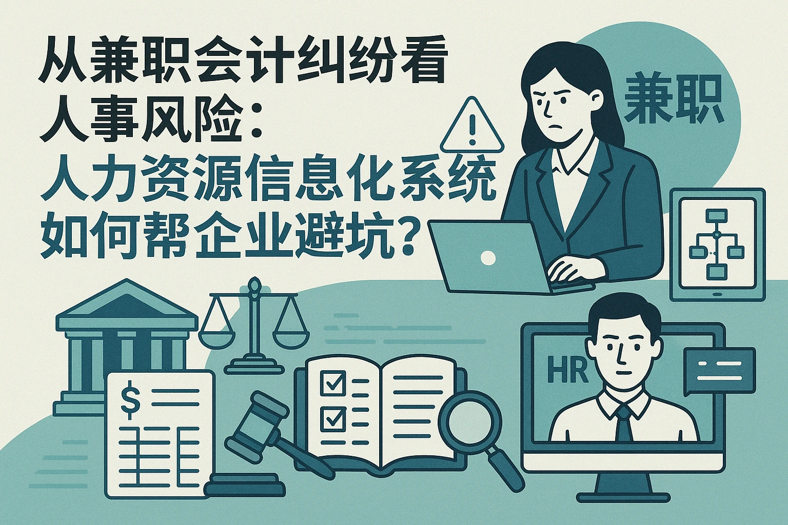 从兼职会计纠纷看人事风险：人力资源信息化系统如何帮企业避坑？