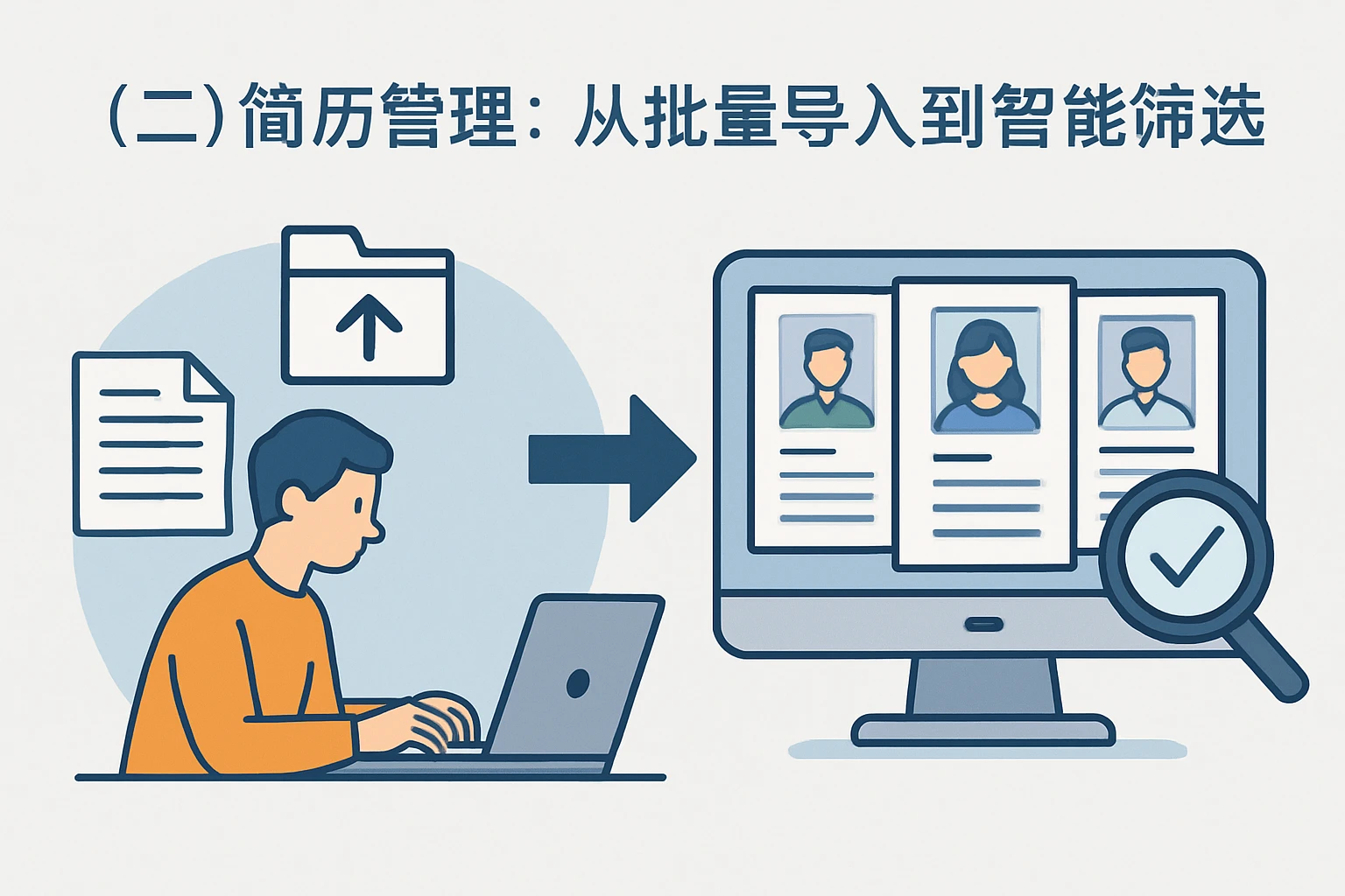 （二）简历管理：从批量导入到智能筛选