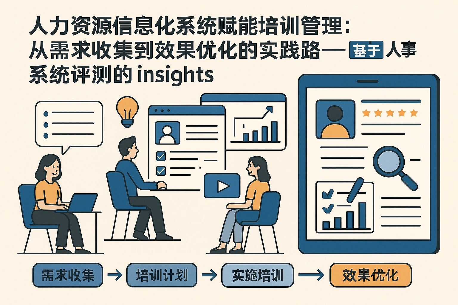 人力资源信息化系统赋能培训管理：从需求收集到效果优化的实践路径——基于人事系统评测的 insights